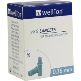 WELLION Lancets 28 G, 50 pcs