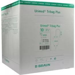 URIMED Tribag Plus Urine Leg Sleeve 800ml 60cm ster., 10 pcs