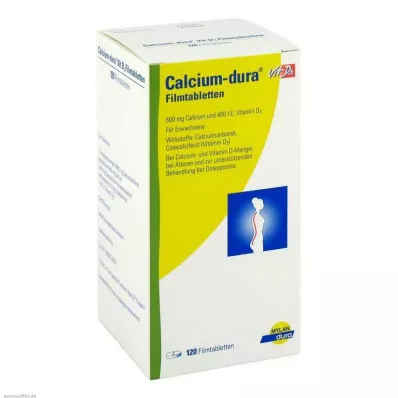CALCIUM DURA Vit D3 film-coated tablets, 120 pcs CALCIUM DURA Vit D3 film-coated tablets, 120 pcs