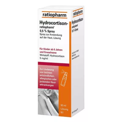 HYDROCORTISON-ratiopharm 0.5% spray, 30 ml