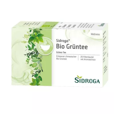 SIDROGA Wellness Green Tea Filter Bag, 20X1.7 g