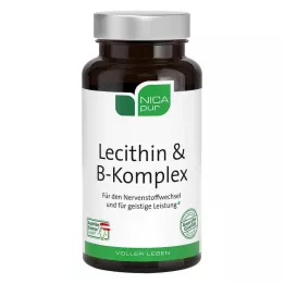 NICAPUR Lecithin B Complex Capsules, 60 Capsules