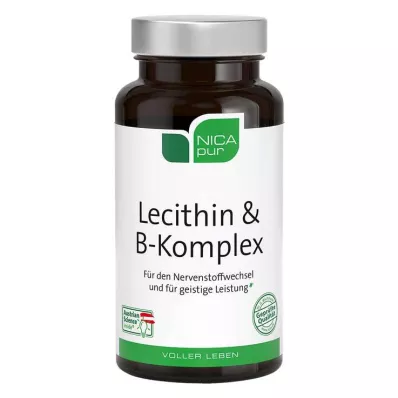 NICAPUR Lecithin B Complex Capsules, 60 Capsules NICAPUR Lecithin B Complex Capsules, 60 Capsules