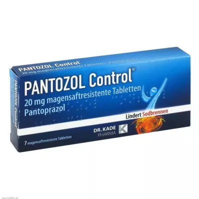 PANTOZOL Control 20 mg enteric-coated tablets, 7 pcs PANTOZOL Control 20 mg enteric-coated tablets, 7 pcs