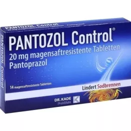 PANTOZOL Control 20 mg enteric-coated tablets, 14 pcs