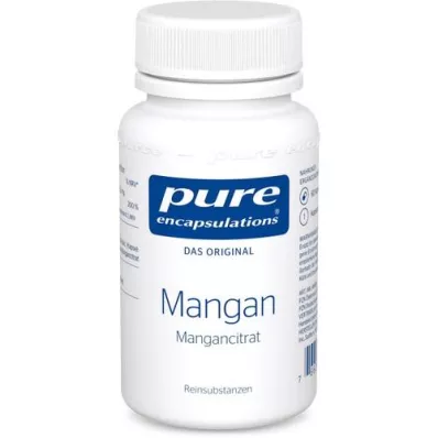 PURE ENCAPSULATIONS Manganese Manganese Citrate Capsules, 60 Capsules