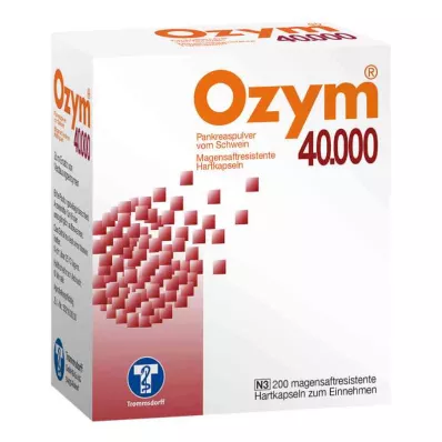 OZYM 40,000 hard capsules enteric-coated, 200 pcs