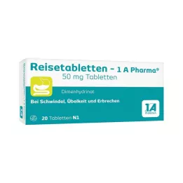 REISETABLETTEN-1A Pharma, 20 pc