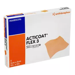 ACTICOAT Flex 3 5x5 cm dressing, 5 pcs