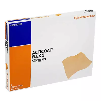 ACTICOAT Flex 3 10x10 cm dressing, 5 pcs