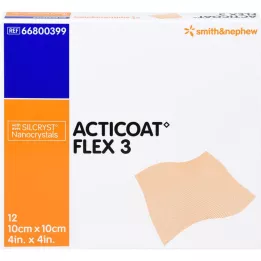 ACTICOAT Flex 3 10x10 cm dressing, 12 pcs