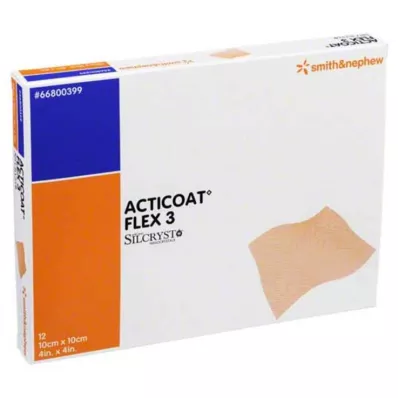 ACTICOAT Flex 3 10x10 cm dressing, 12 pcs