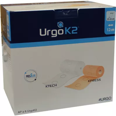 URGOK2 Compr.Syst.12cm Ankle circumf.25-32cm, 6 pcs