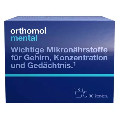 ORTHOMOL mental granules/capsules 30 days combip., 30 pcs ORTHOMOL mental granules/capsules 30 days combip., 30 pcs