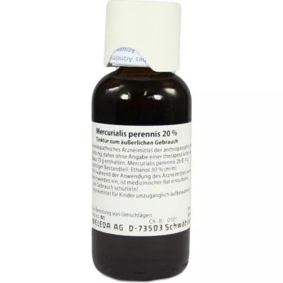 MERCURIALIS PERENNIS 20% tincture, 100 ml
