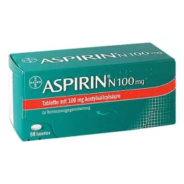 ASPIRIN N 100 mg tablets, 98 pc