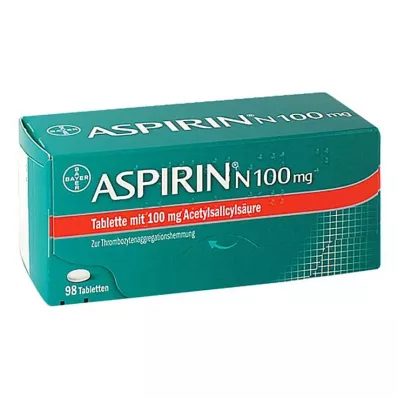 ASPIRIN N 100 mg tablets, 98 pc ASPIRIN N 100 mg tablets, 98 pc