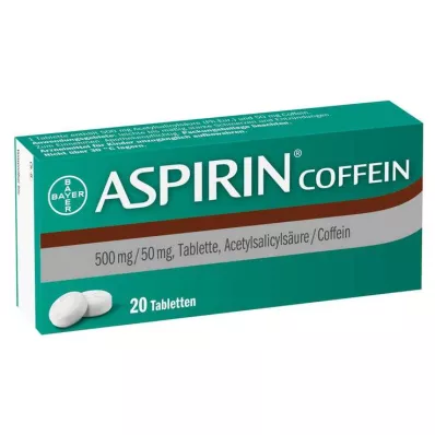 ASPIRIN Caffeine tablets, 20 pcs ASPIRIN Caffeine tablets, 20 pcs