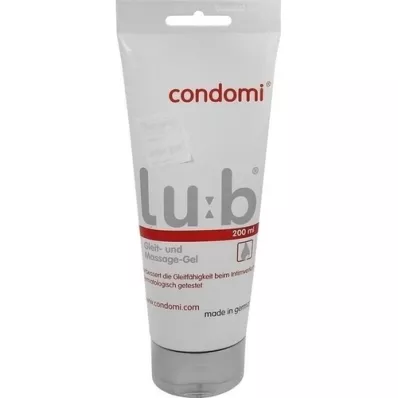 CONDOMI Lub lubricant and massage gel, 200 ml