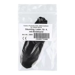 DÄUMLING Leather size 4 with bandage, 1 pc