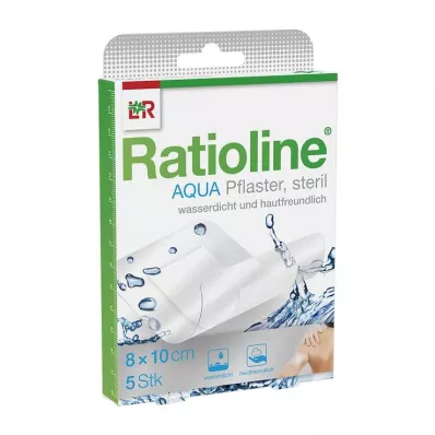 RATIOLINE aqua Shower Plaster Plus 8x10 cm sterile, 5 pcs RATIOLINE aqua Shower Plaster Plus 8x10 cm sterile, 5 pcs