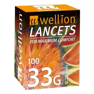 WELLION Lancets 33 G, 100 pcs