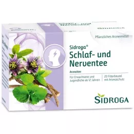 SIDROGA Sleep and Nerve Tea Filter Bag, 20X2.0 g