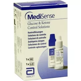 MEDISENSE Contr. solution glucose + ketones H/L, 2 fl