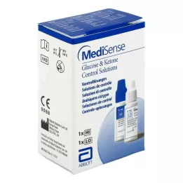 MEDISENSE Contr. solution glucose + ketones H/L, 2 fl