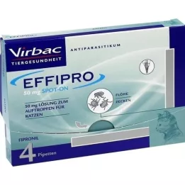 EFFIPRO 50 mg solution for cats, 4 pcs
