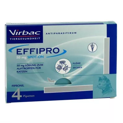 EFFIPRO 50 mg solution for cats, 4 pcs