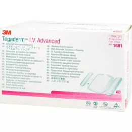 TEGADERM 3M I.V. Advanced Fixation V.7x8 cm 1681, 100 pcs