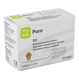 MYLIFE Pura blood glucose test strips, 50 pcs