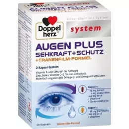 DOPPELHERZ Eyes plus vision+protection system capsules, 60 pcs