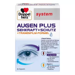 DOPPELHERZ Eyes plus vision+protection system capsules, 60 pcs
