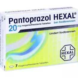 PANTOPRAZOL HEXAL b.Heartburn enteric-coated tablets, 7 pcs