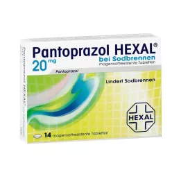 PANTOPRAZOL HEXAL b.Heartburn enteric-coated tablets, 14 pcs
