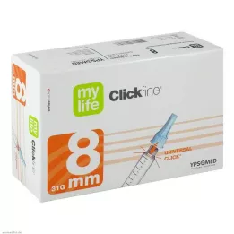MYLIFE Clickfine pen needles 8 mm, 100 pcs