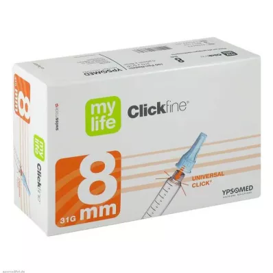 MYLIFE Clickfine pen needles 8 mm, 100 pcs MYLIFE Clickfine pen needles 8 mm, 100 pcs