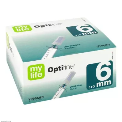 MYLIFE Optifine pen needles 6 mm, 100 pcs MYLIFE Optifine pen needles 6 mm, 100 pcs