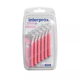 INTERPROX plus nano pink interdental brush, 6 pcs