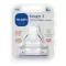 MAM Teat size 3 6+ months silicone, 2 pcs