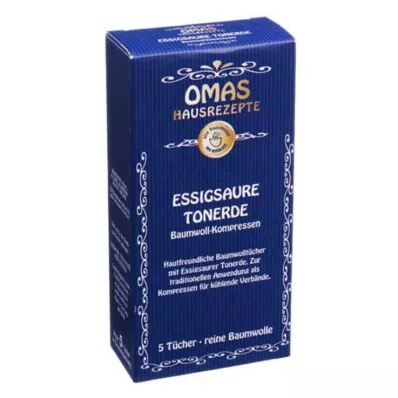 ESSIGSAURE TONERDE Cotton compresses, 5 pcs ESSIGSAURE TONERDE Cotton compresses, 5 pcs