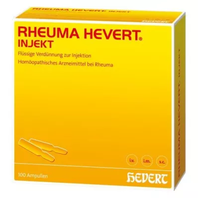 RHEUMA HEVERT inject ampoules, 100X2 ml