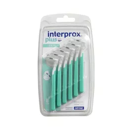 INTERPROX plus micro green interdental brush, 6 pcs
