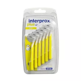INTERPROX plus mini yellow interdental brush, 6 pcs