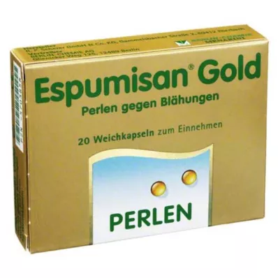 ESPUMISAN Gold pearls against flatulence, 20 pcs
