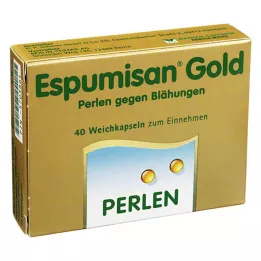 ESPUMISAN Gold pearls against flatulence, 40 pcs