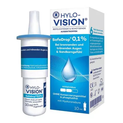 HYLO-VISION SafeDrop 0.1% eye drops, 10 ml HYLO-VISION SafeDrop 0.1% eye drops, 10 ml