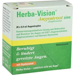 HERBA-VISION Eyebright sine eye drops, 20X0.4 ml